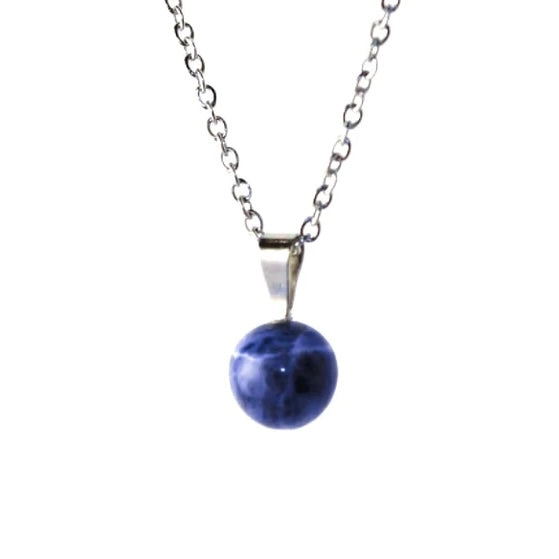 Sodalite pearl silver