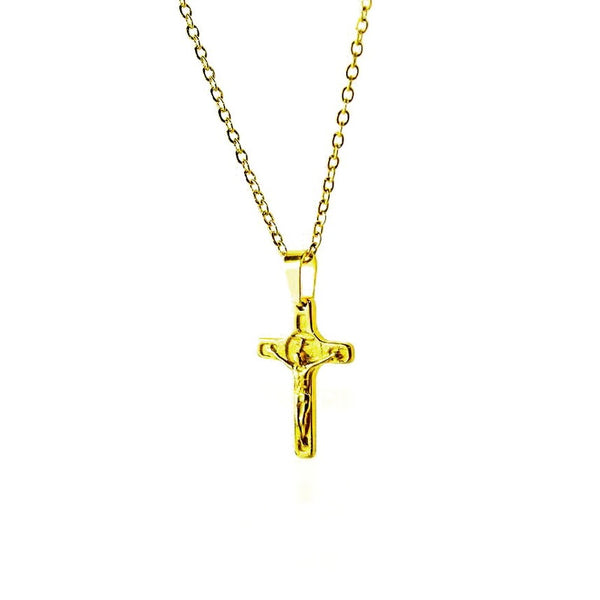 Cross pendant gold