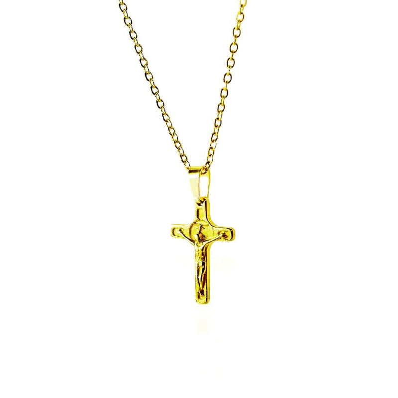 Cross pendant gold