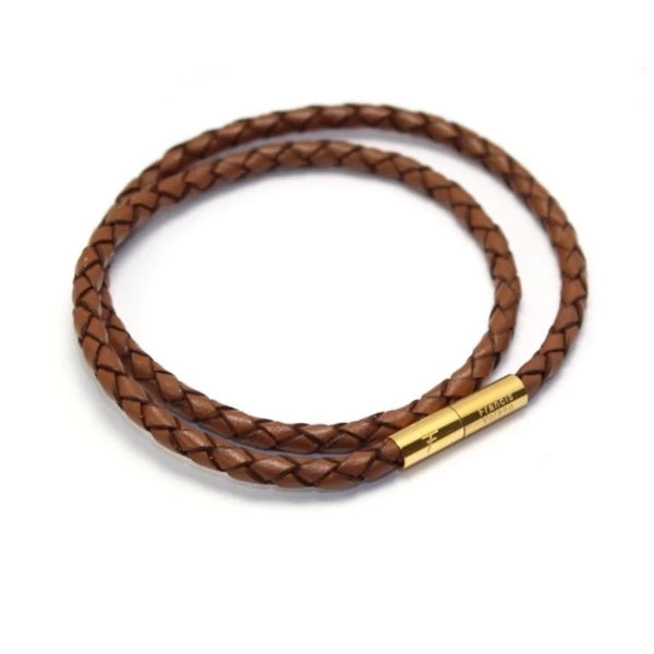 Läderarmband brun